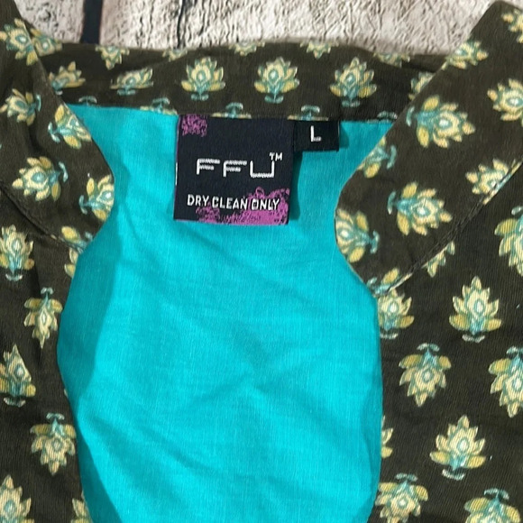 Women’s FFU Indian Kurti short sleeve Large - Picture 7 of 7